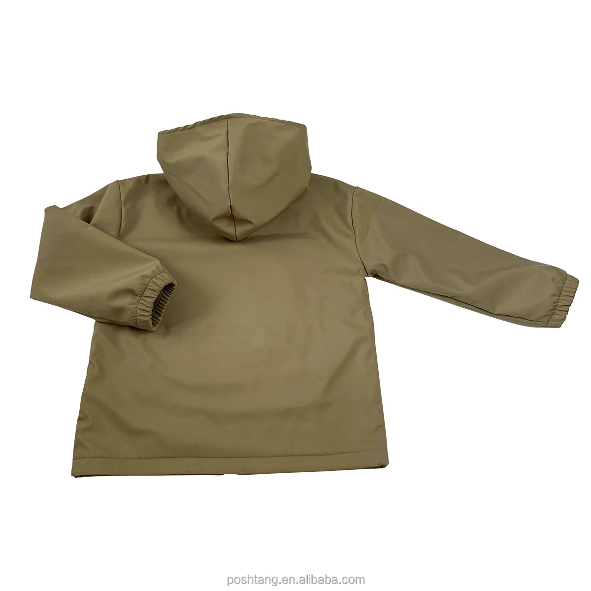 Custom toddler kids boys Hooded Waterproof Jacket Boy Sport Raincoat with knit cotton lining Outdoor wear Kids Windbreaker