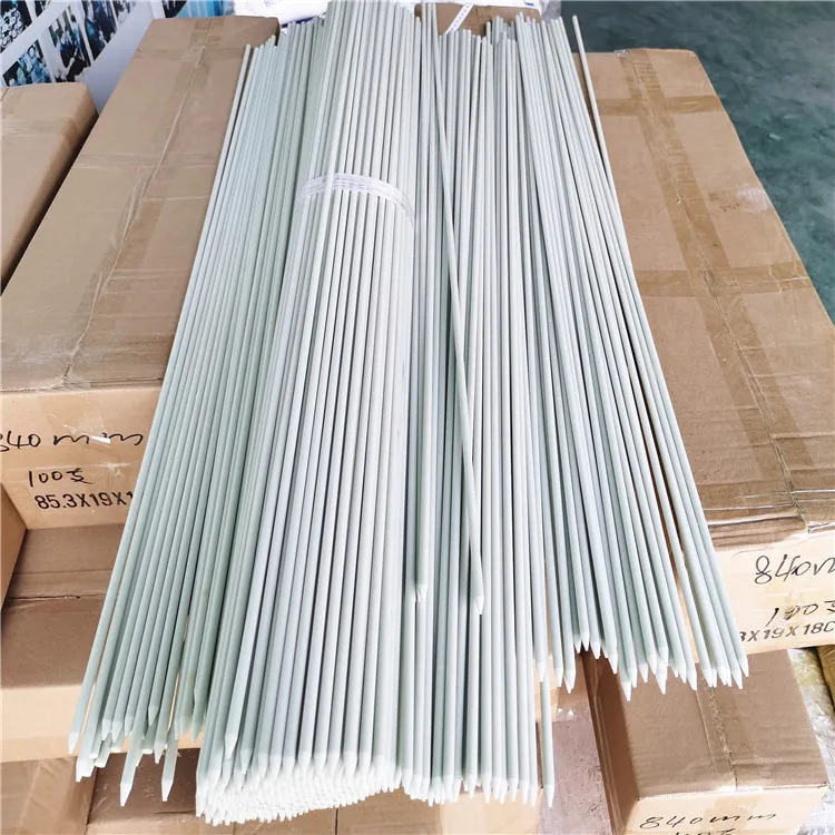 Fiberglass Threaded Rods Flag Pole Flexible Fiberglass Rod GRP Pultrusion 3mm 4mm 4.5mm Fiberglass Fly Rod Blanks