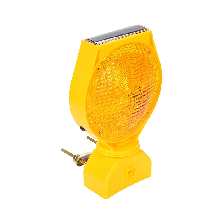 High Visibility Flashing Solar Powered Traffic Cone LED Barricade Light