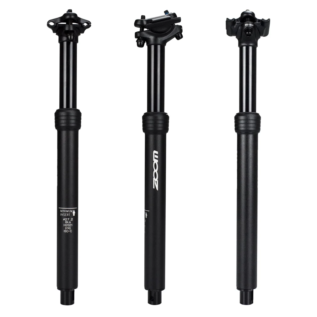ZOOM Seatpost 27.2mm/30.9mm/31.6mm Mountain Bike seat tube Hydraulic Lifting Remote Control Adjustable Seatpost