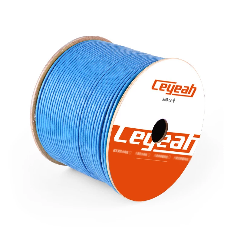 Network Cable Cat6 utp 23AWG 0.57 Pass channel 100M Copper Generic Cabling POE IP Camera Blue Lan Cable 305M 1Gbps 250Mhz