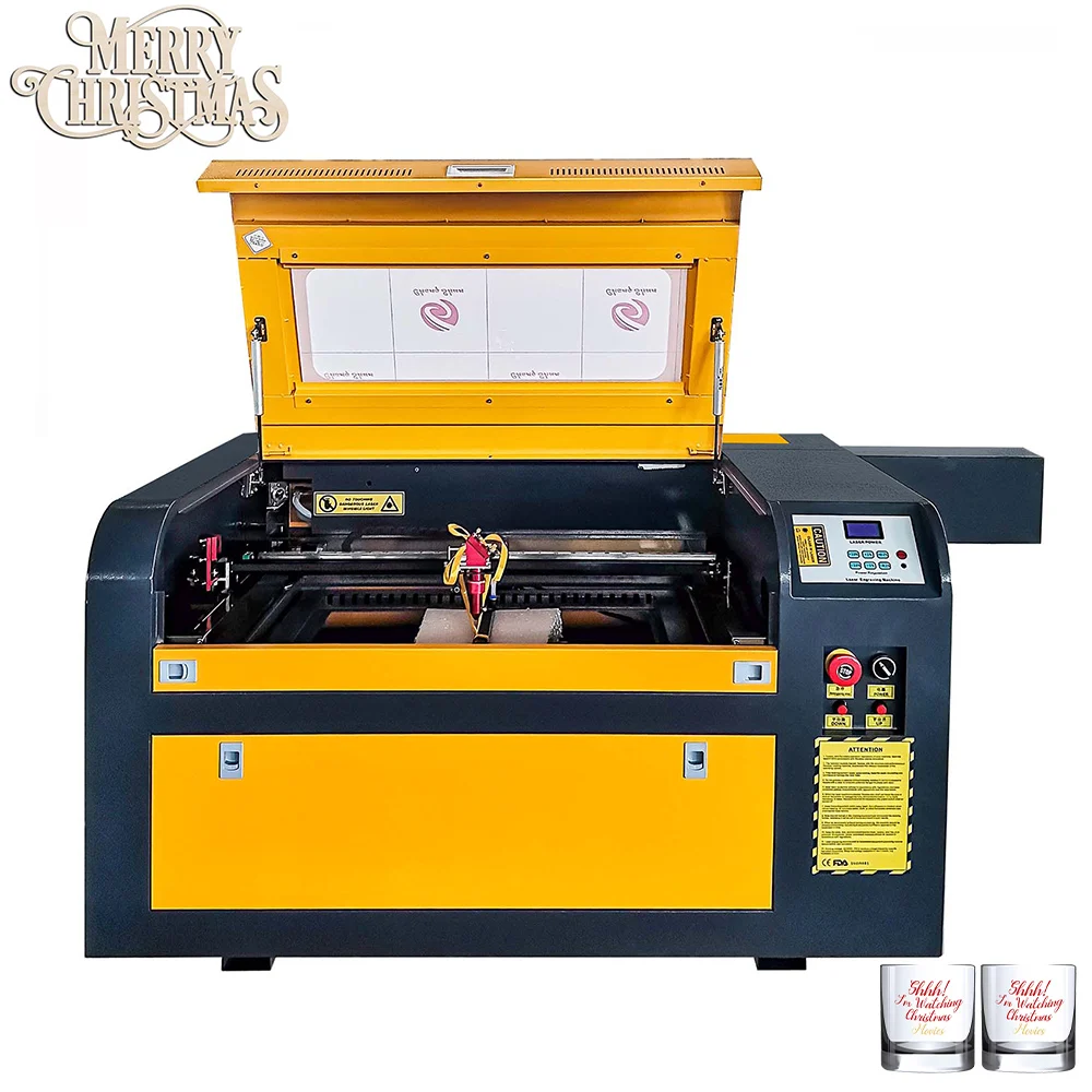 Vevor 4060 6090 1390 1610 co2 mesin ukiran laser 100w 130w 150w 180w kayu mdf kain akrilik harga mesin pemotong laser kulit