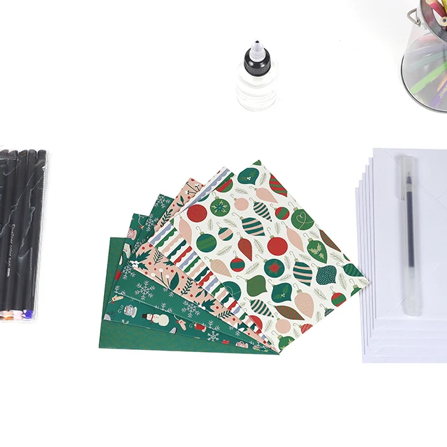 Оптовая продажа, поздравительная открытка ручной работы с 3D принтом на день рождения, Рождество, Новый год