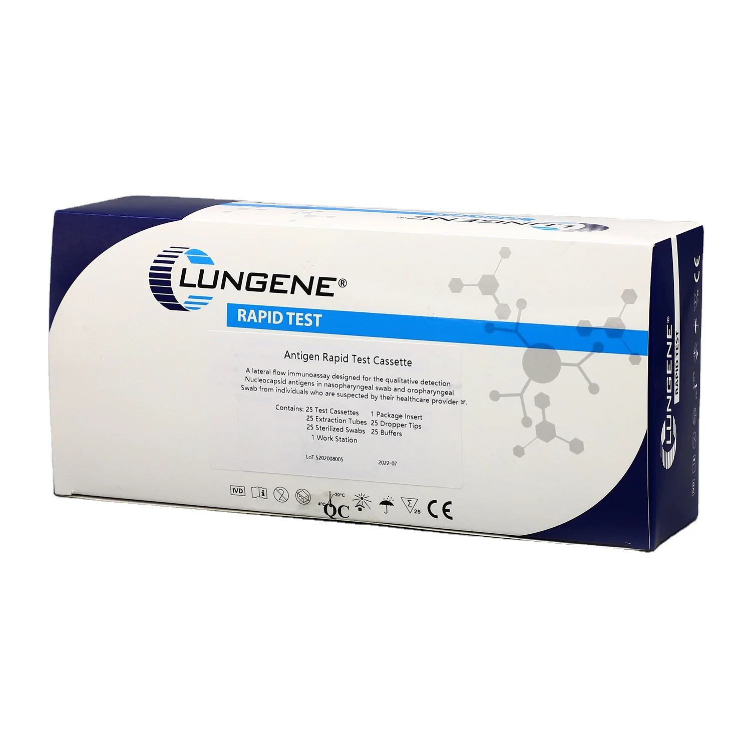 Clungene clongene lungene one step AG swab антиген диагностический быстрый тест кассета
