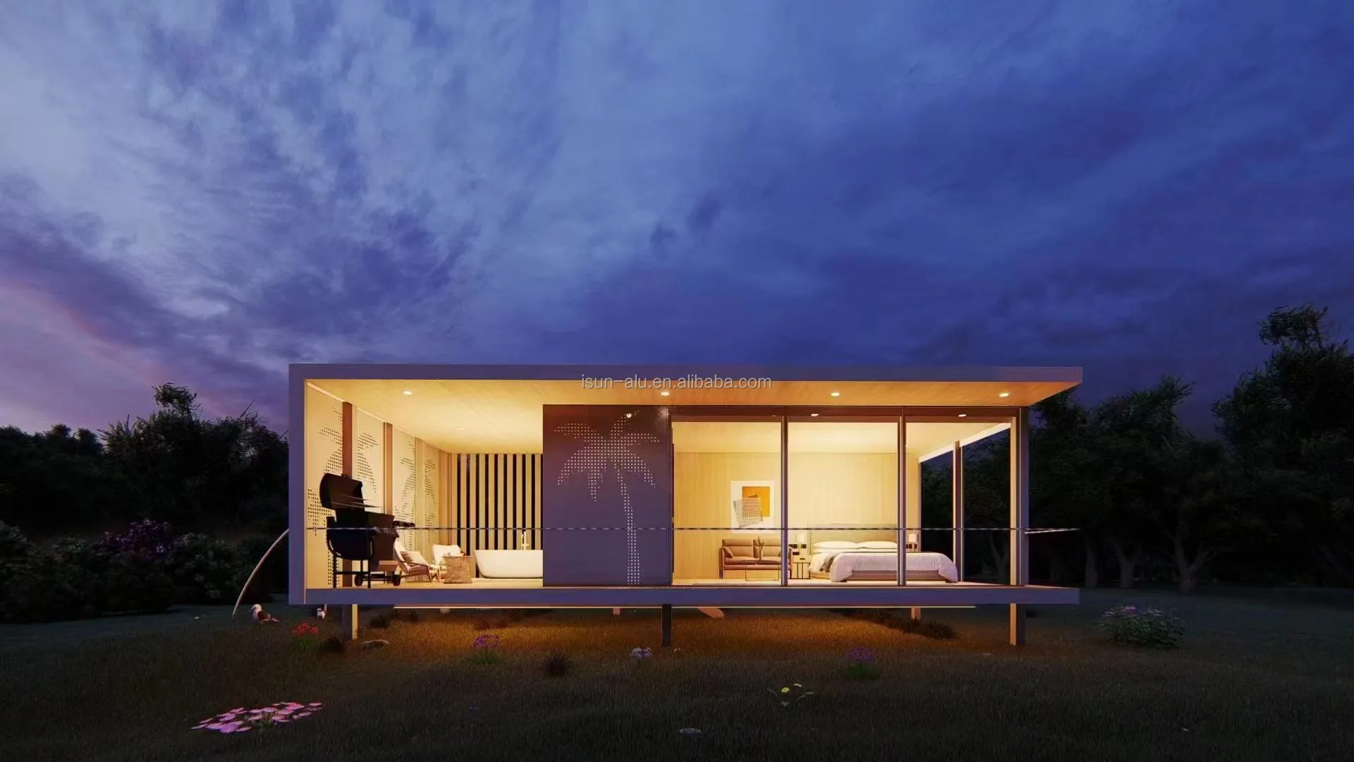 mini house fast built portable home prefab house customized