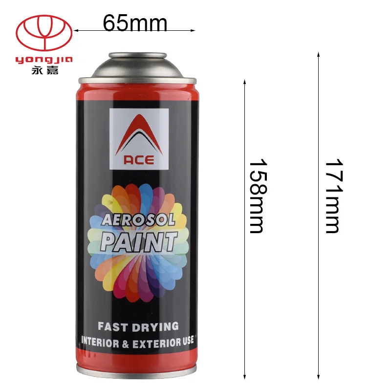 Пустые химические распылители, жесть, аэрозольный баллон с клапаном и верхними пластиковыми колпачками