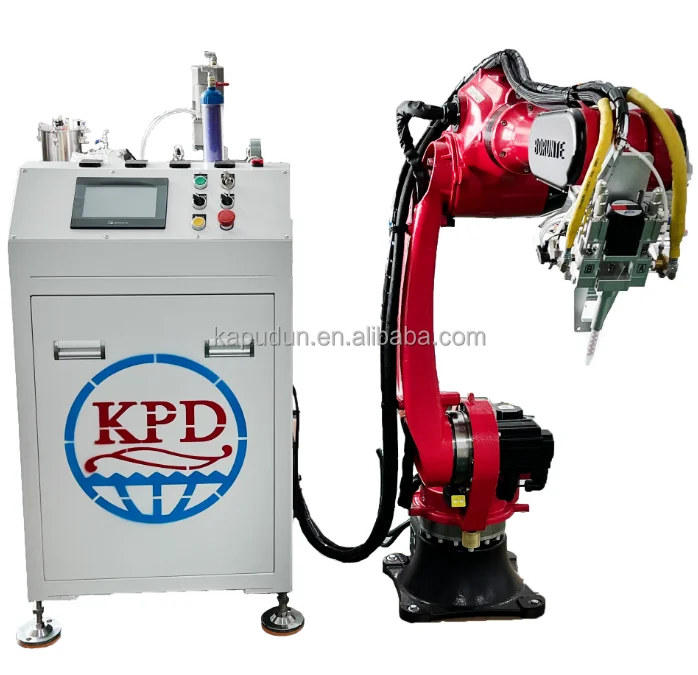 Thermally conductive silicone potting compound machine dispensing for AB epoxy and PU sealant