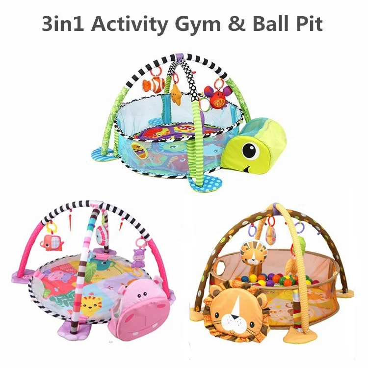 Chinese Factory Infant Music Activity Play Gym Mat Bebes Juguetes 3 En 1 Alfombra De Gimnasio Para Bebes