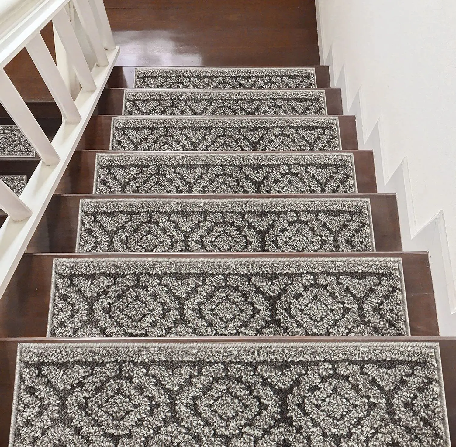Luxury Stairway Carpet Set of 15 Non Slip Skid Rubber Mats Rug Tread Indoor Outdoor Pet Dog Stair Tread Pads Custom OEM