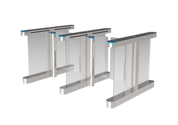 Full Automatic Swing Speed Turnstile RFID Card Reader QR Code Face machine Security Turnstile Gate in Gym Office-block