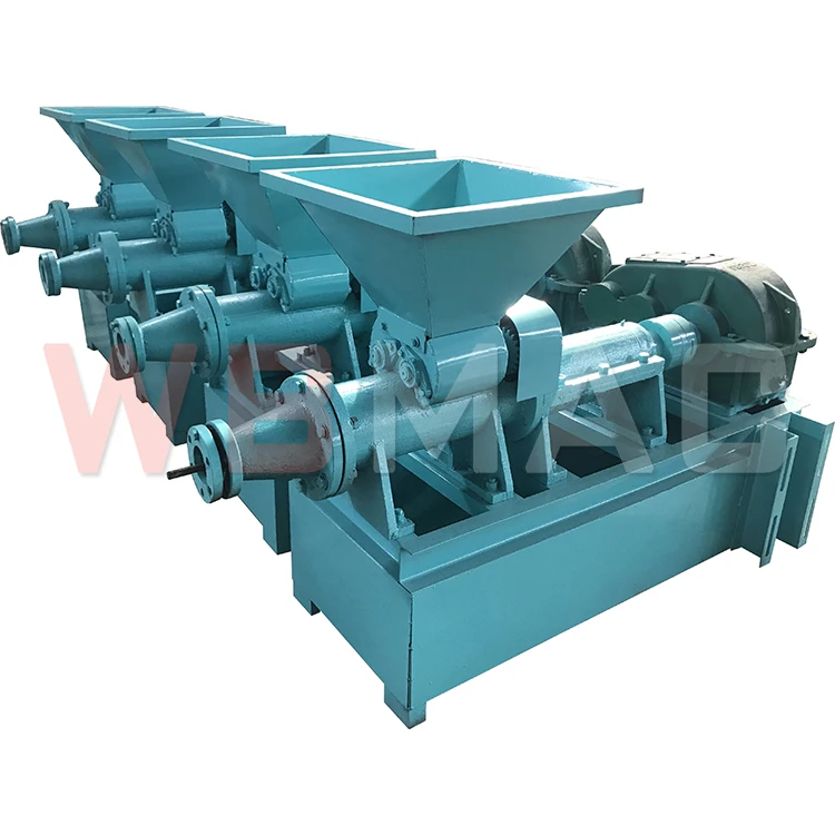 Good quality Bamboo wood extruder compress coconut shell manual press sawdust briquette charcoal making machine