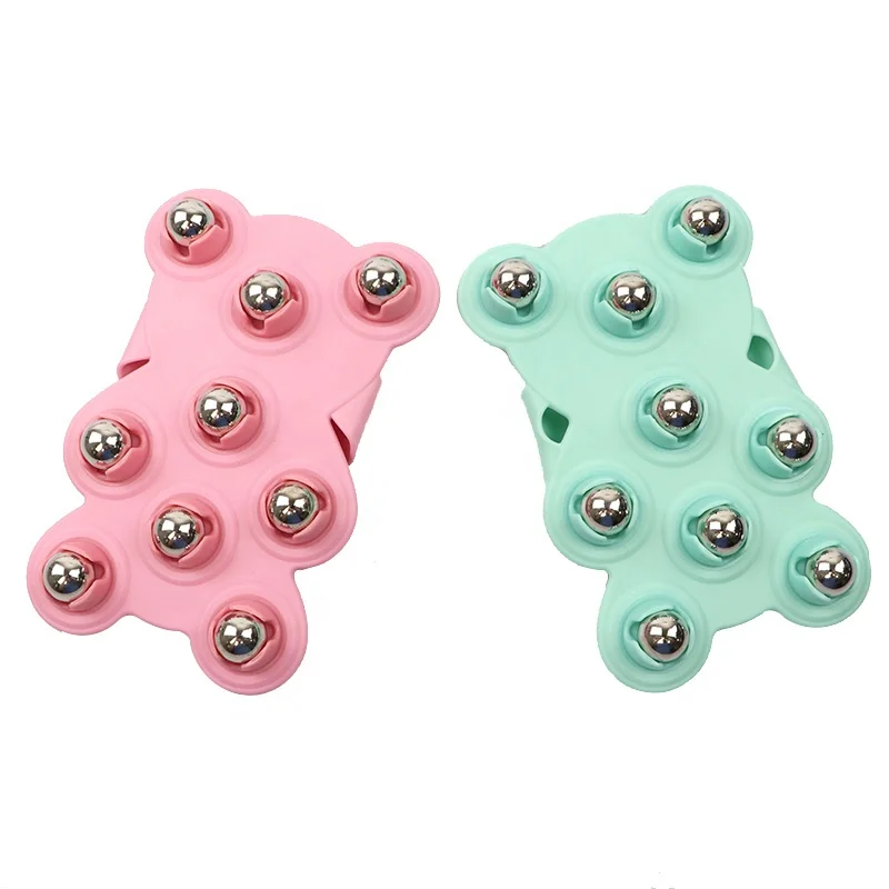 Easy To CarryMad At Muscle Sore Stainless Steel Magnetic Beads Massage Glove Ball 3d Massage Roller Roller Ball Massage