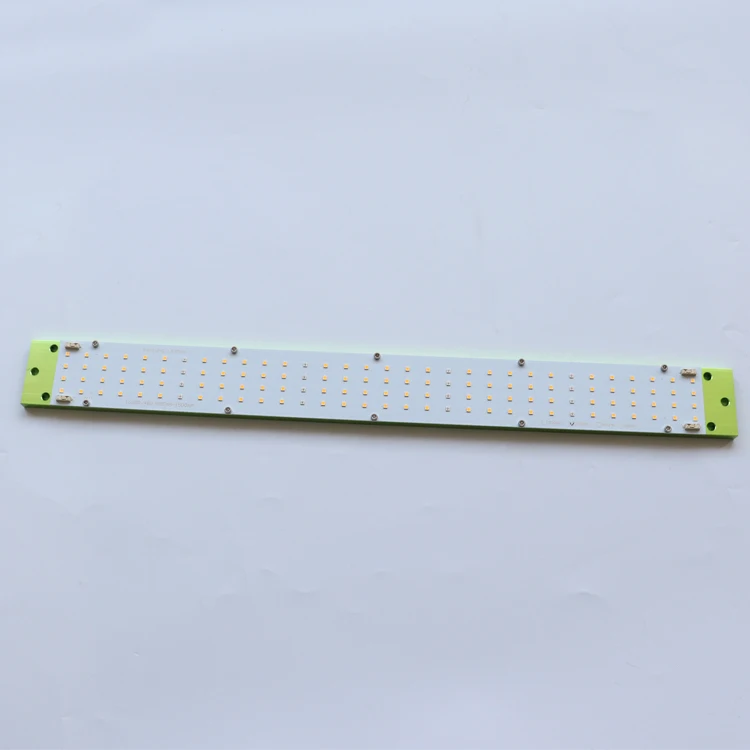 
KingBrite QB128 led board Samsung lm301h strip with epistar 660nm red grow light bar (PCBA+heatsink) 