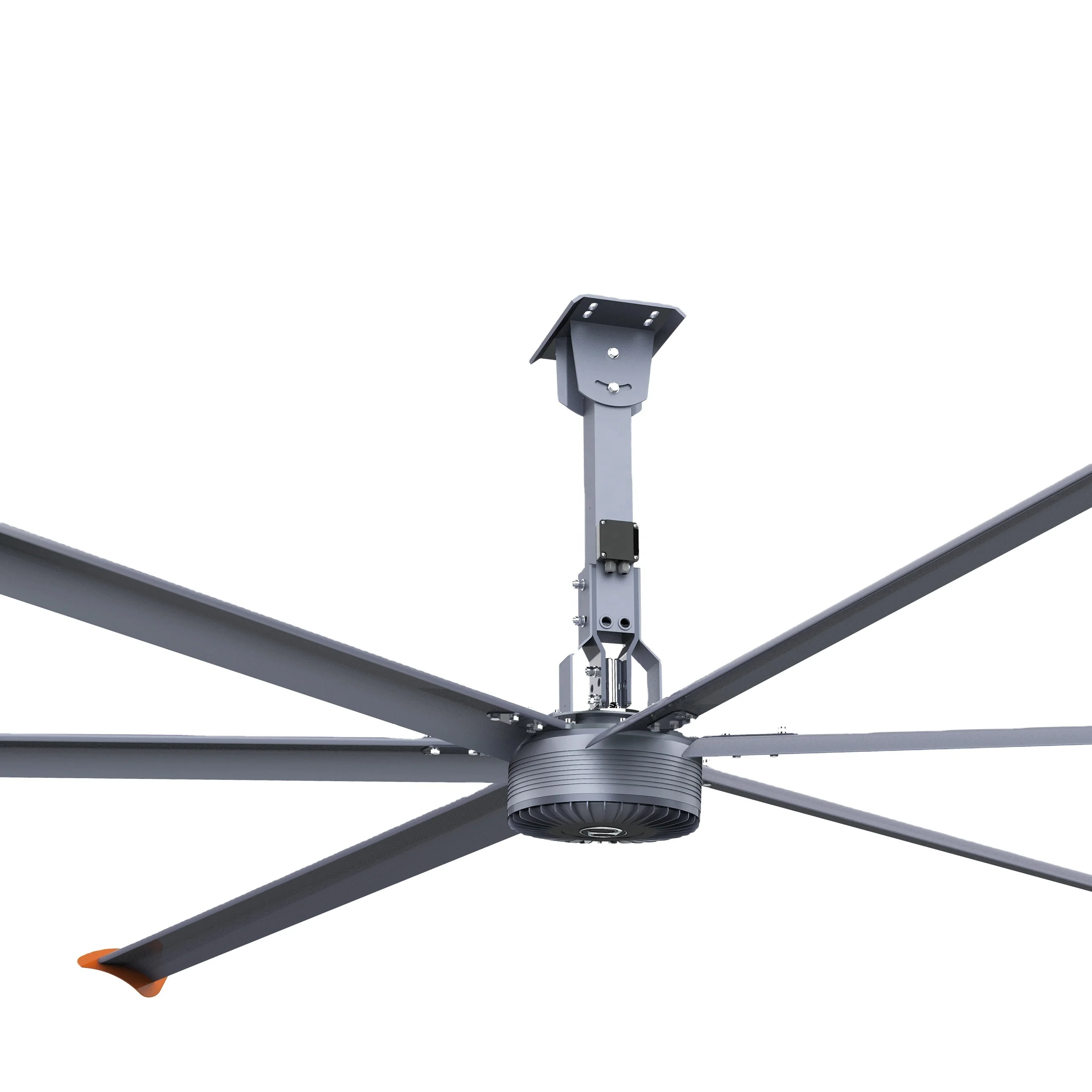 12ft 3.7M HVLS Warehouse Ventilation Fans IP66 Controlled for Efficient Cooling