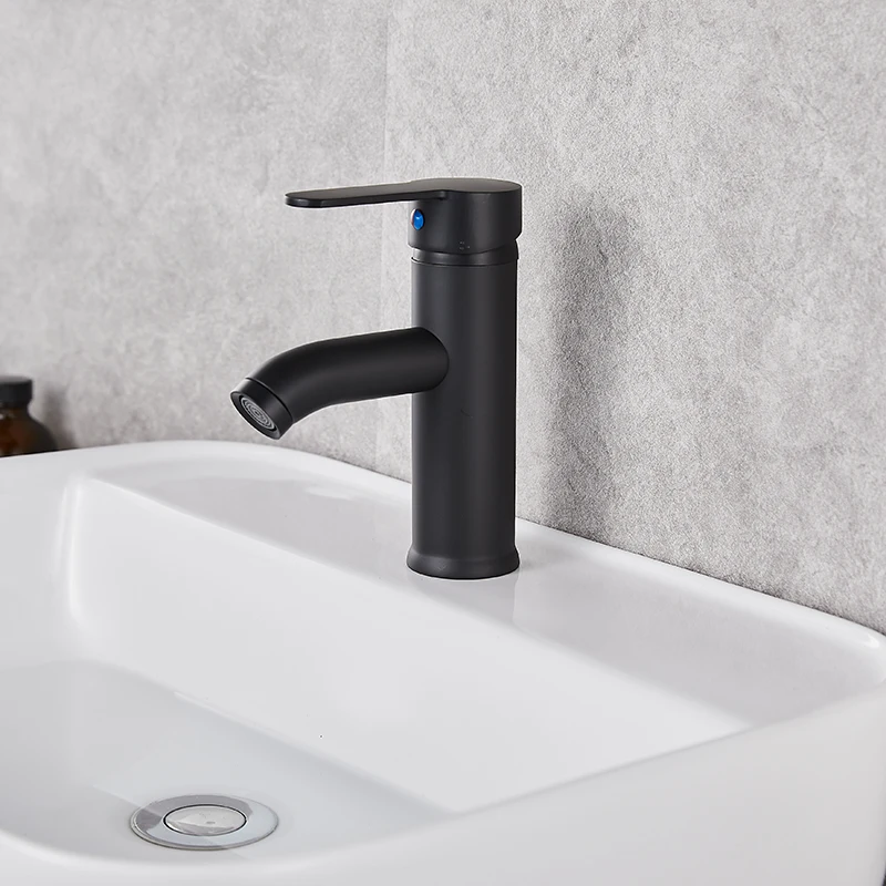 
New Design Deck Mounted Single Handle Brass Wash Basin Faucet For Bathroom 