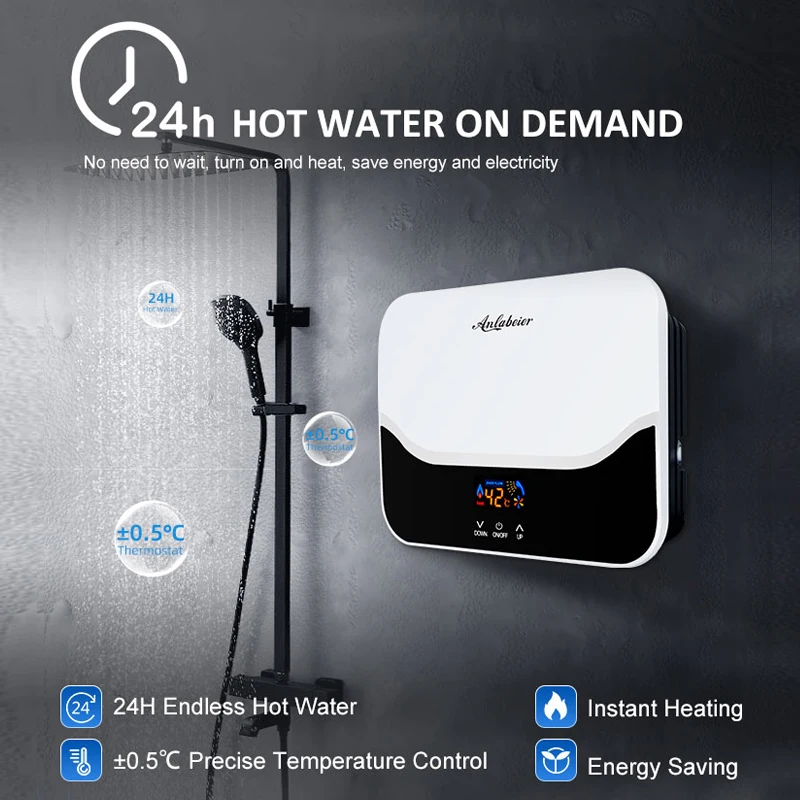 portable sink with hot water overhead electric shower head water heaters for bathroom