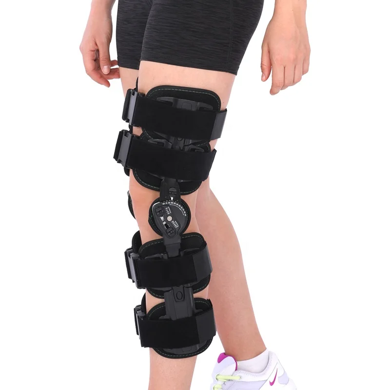 Fine-looking knee support hinged adjustable