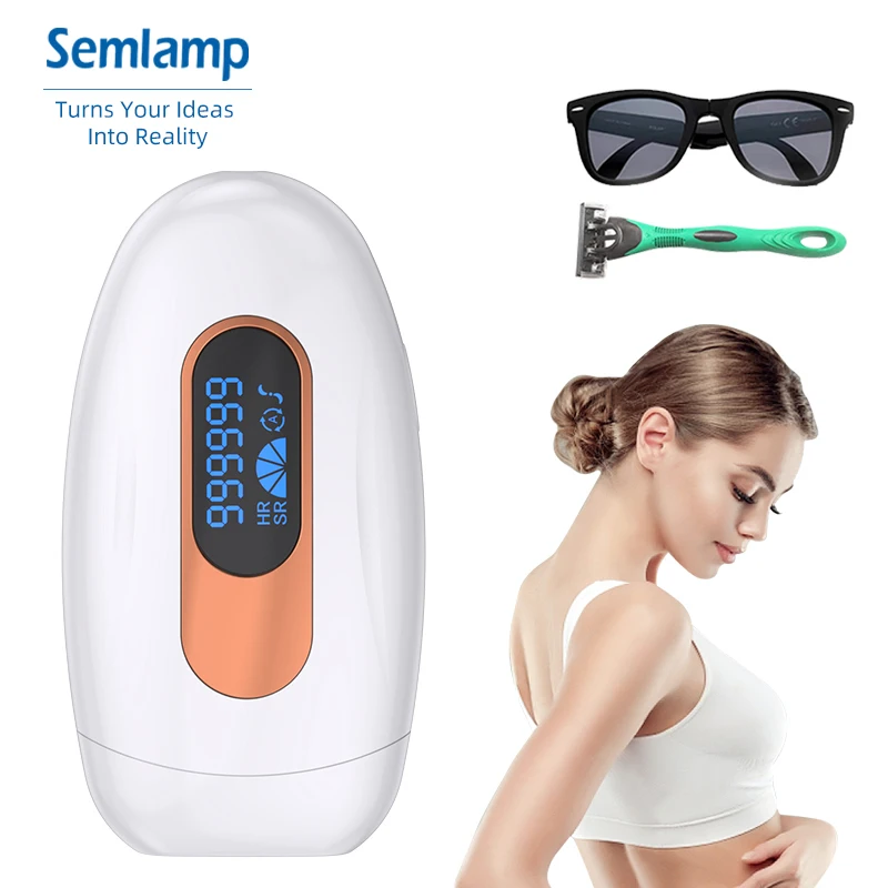 Popular Products 2024 Home Use PortableIce Cooling Ipl Hair Removal Machine Laser Hair Remover Epilator Deice For Women Body