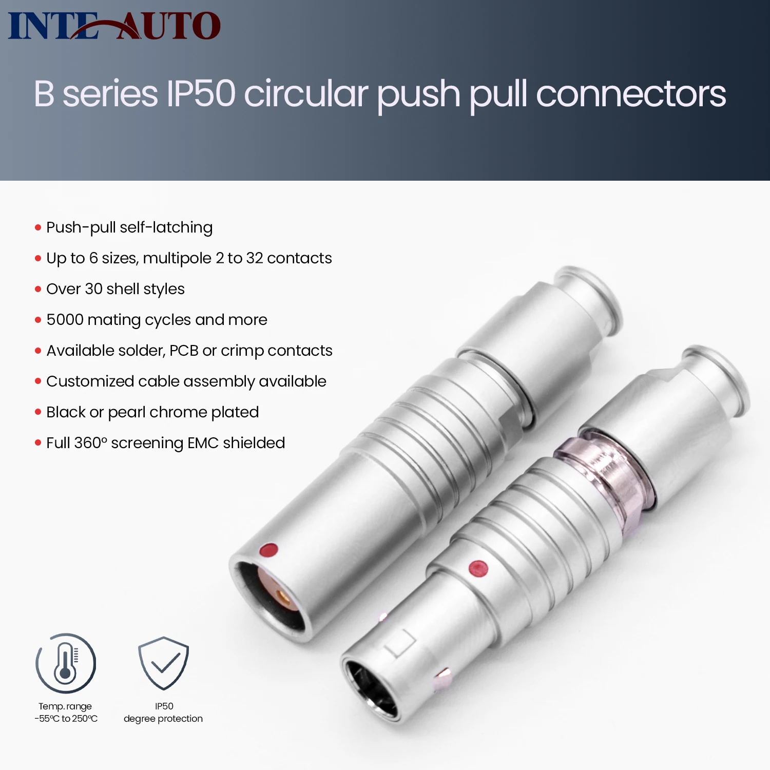 M7 M9 M12 M15 M18 size 00B 0B 1B 2B 3B push pull circular socket 3 pin connector female alternative automotive connectors