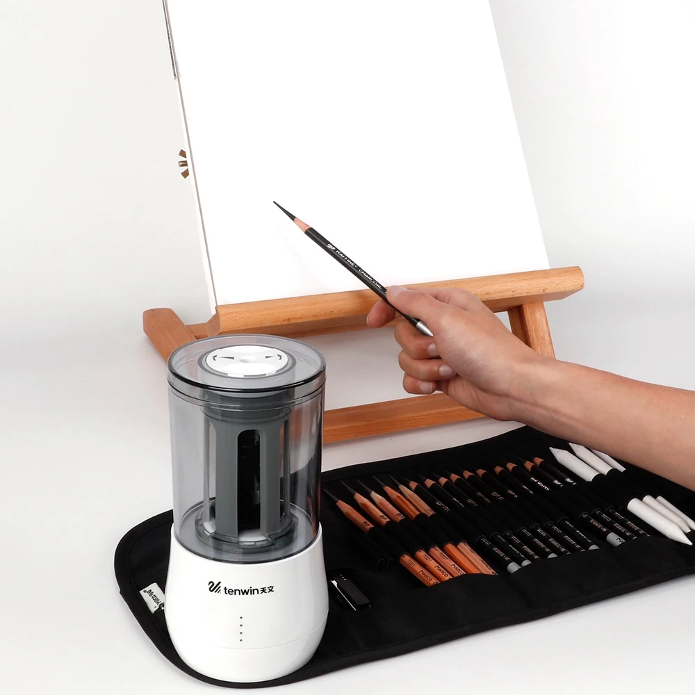 
Artist Pencil Sharpener electronic Long Point Pencil Sharpener Charcoal Pencil Sharpener for Artists 