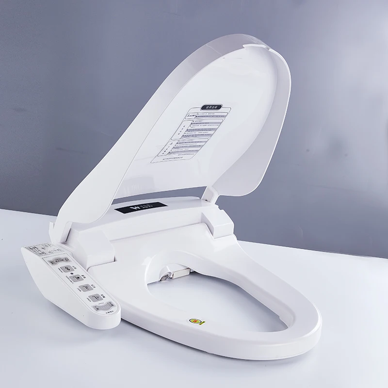 Easy installation intelligent heating toilet lid electric bidet smart seat cover