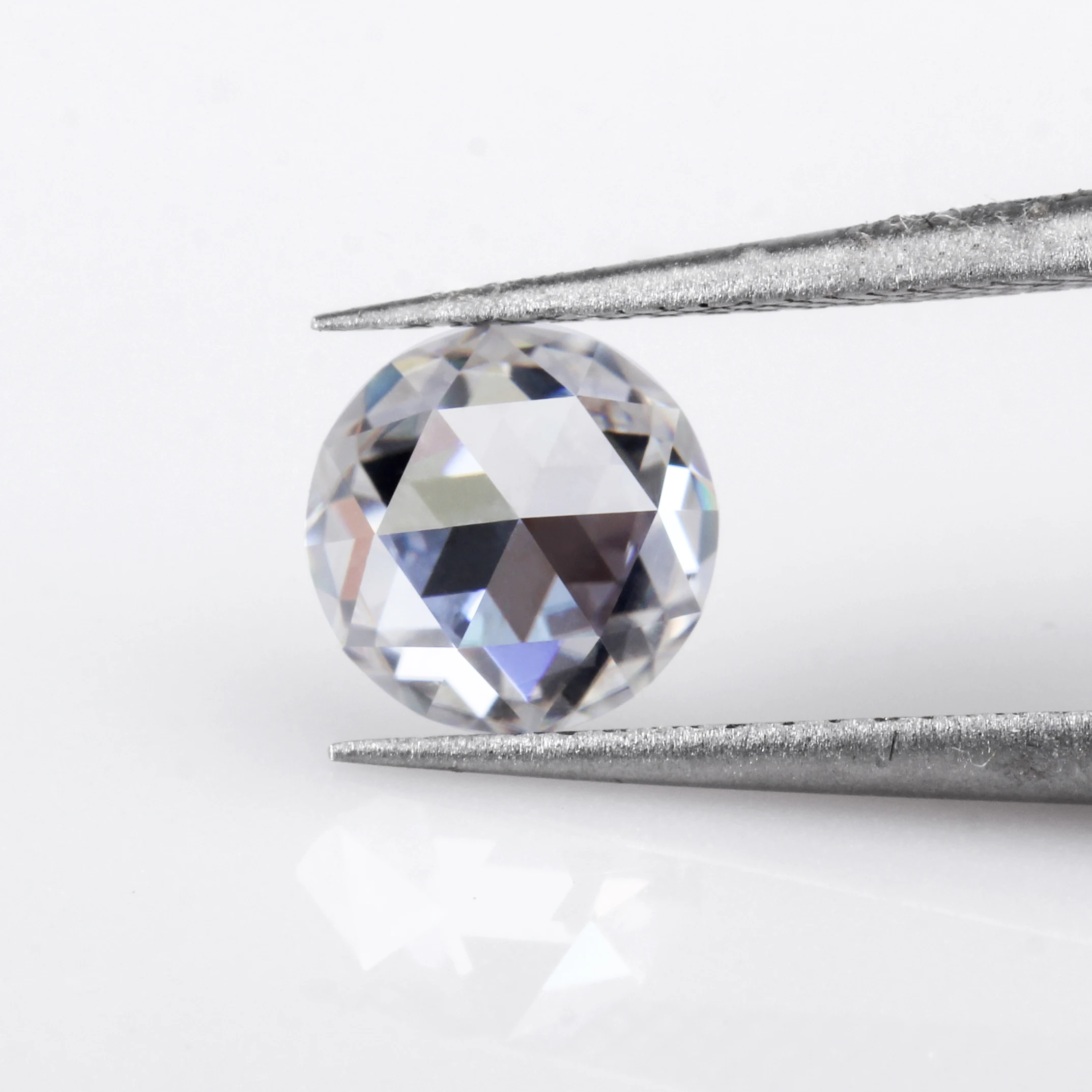 Starsgem Moissanite Diamonds Single Rose Cut Round shape Moissanites Loose Gems Stones For Jewelry Making Excellent Quality