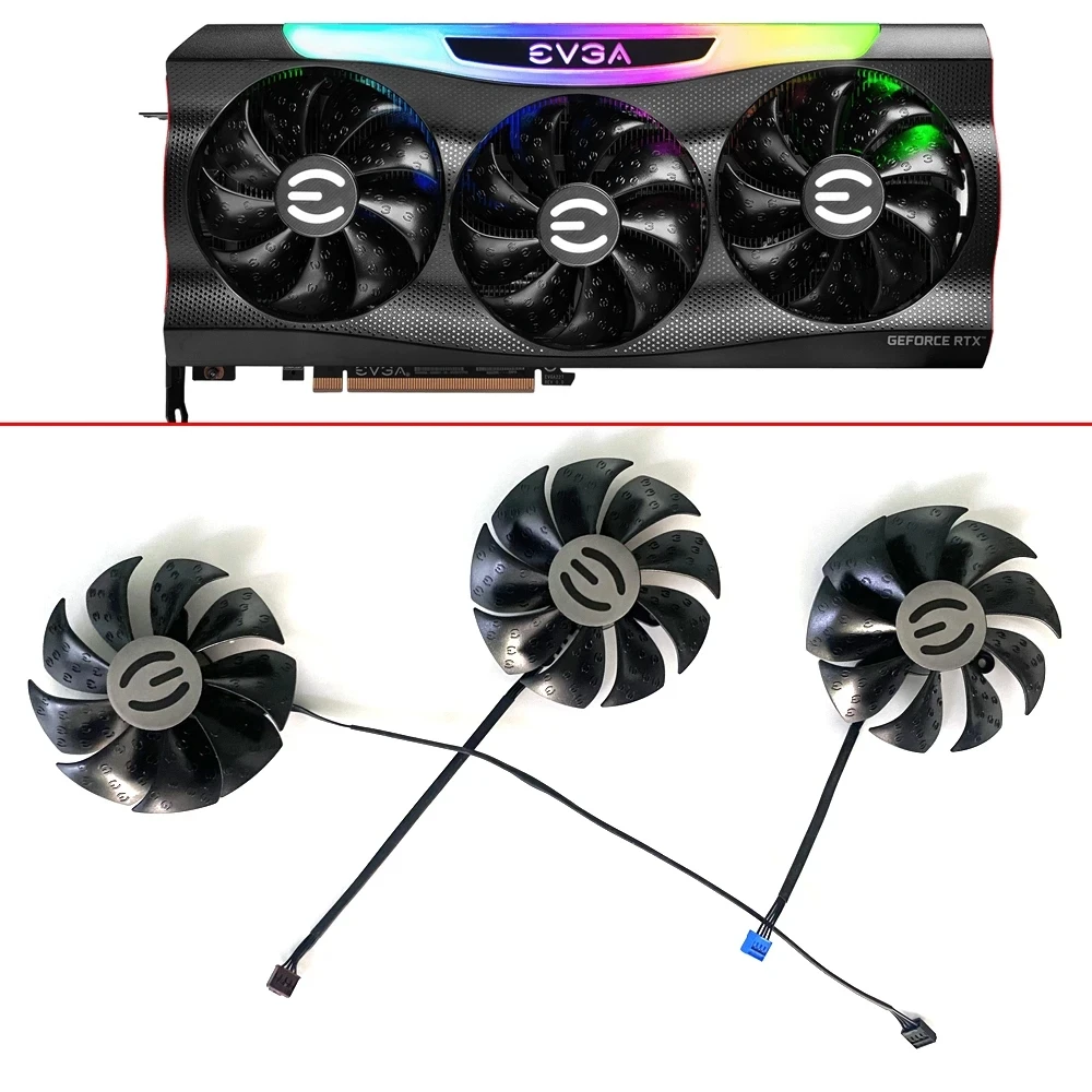 Новый 87 мм 4PIN 0.55A PLD09220S12H RTX3090 3080 3070 FTW3 GPU вентилятор для EVGA GeForce RTX3080 RTX 3090 ультра Охлаждающие