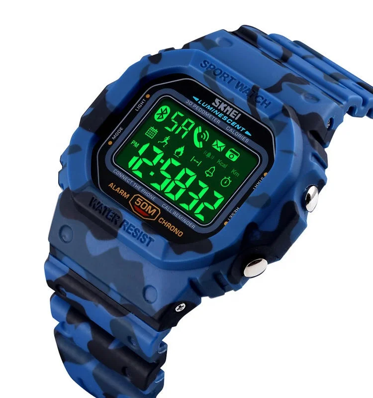 Luxury Digital Watch Men Waterproof Clock relogio masculino oem odm watches plastic case watch relojes inteligentes 1629 skmei