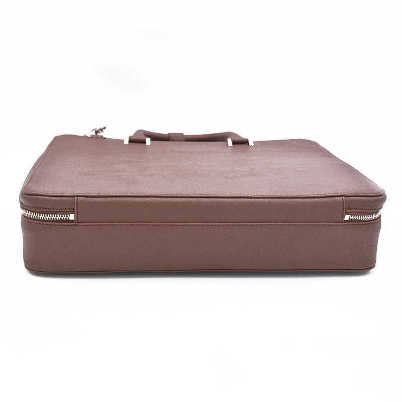  Fashional luxury vintage genuine leather business office bag briefcase Laptop Litigator Briefcase Executive