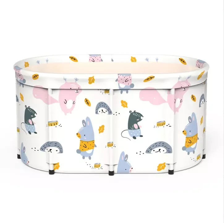 Home Outdoor Portable Bath Bucket Folding Bathtub Adult Large Whole Body Sweat camping shower tub Wholesale popular