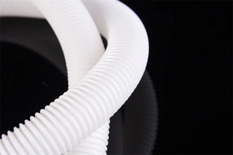 Transparent Soft Corrugated Pvc Plastic Extension Washing Machine Outlet Water Pipe Drain Hose