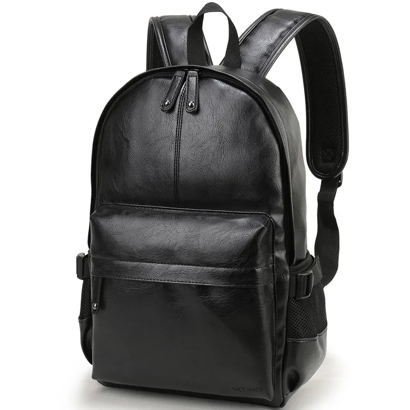 Men Backpack Leather School Backpack Bag Fashion Travel Bag Backbag Back Pack Laptop Bag For Man Backpack