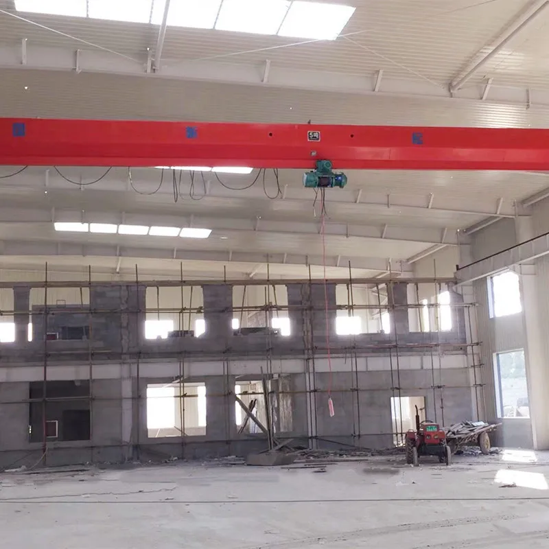 New  design 0.5ton to 10ton LX model single girder suspension bridge crane overhead hang crane for warehouse