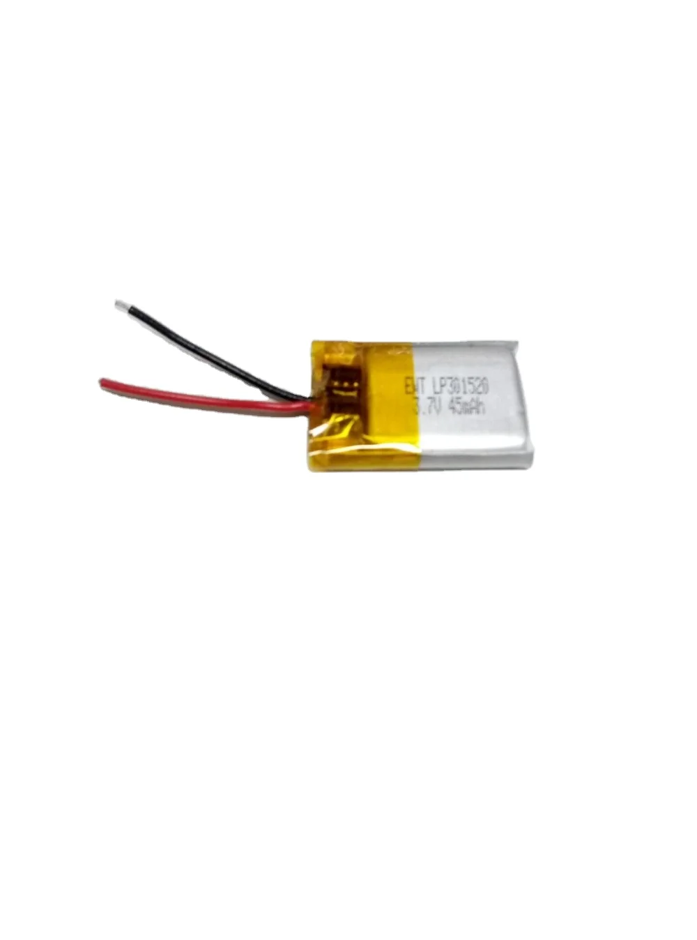 LP301520 3.7V 45MAH Lithium Polymer Customized Wholesale Battery 45mah 3.7v 301520 Lipo Battery For Smart Watch