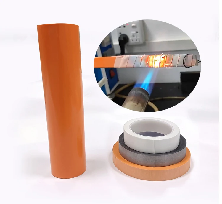 Fireproof Ceramicized Insulating Silicone Tape, New Energy Vehicle Copper Bar Winding Ceramic Silicone Tape