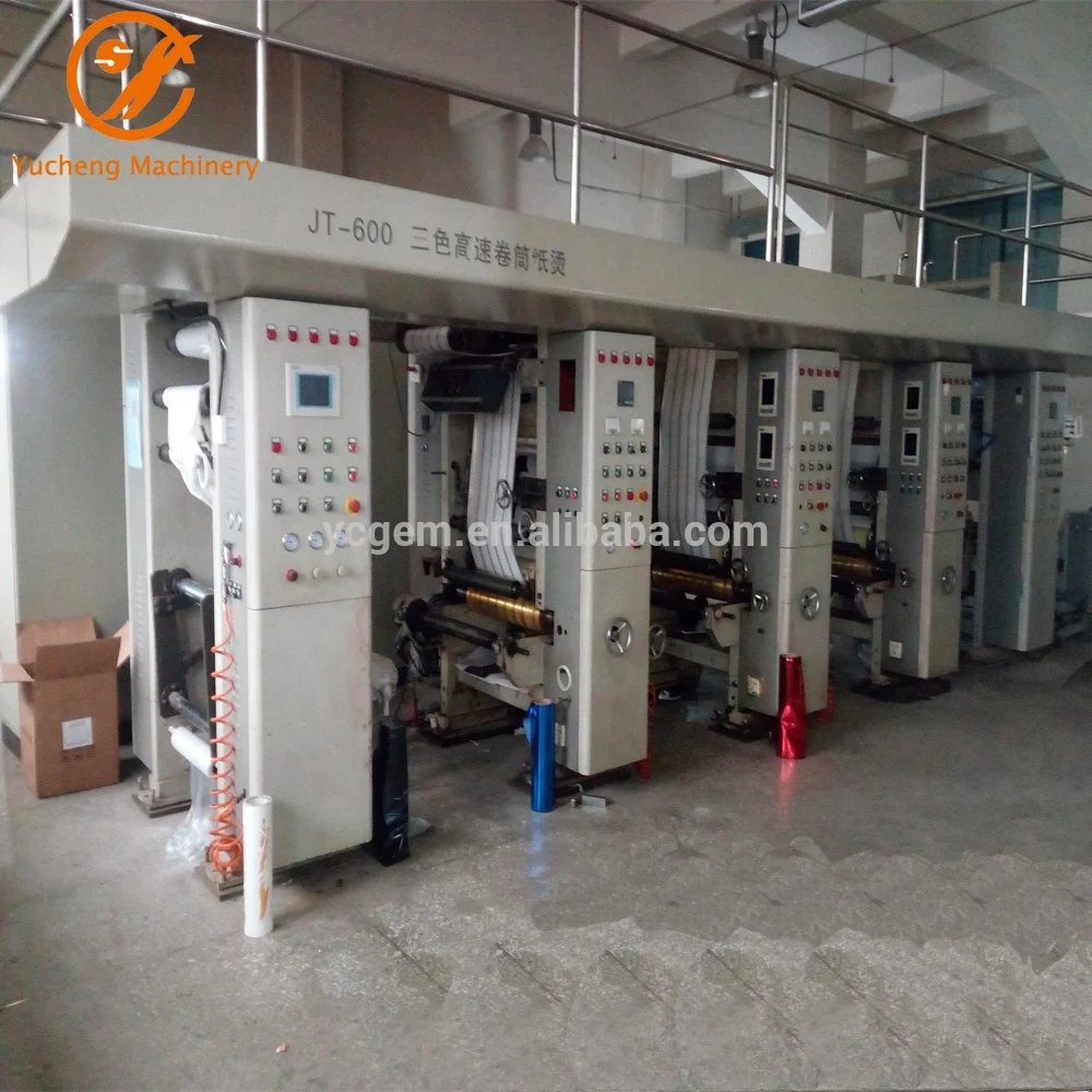 Rotogravure Printing Machine 9 Color Cigarette Pack Printing Machine for Tipping Paper