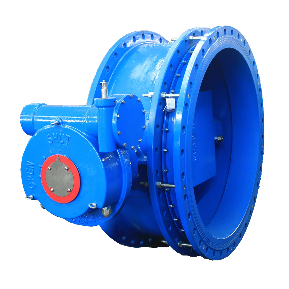 DN1200 16Q soft sealing telescopic butterfly valve