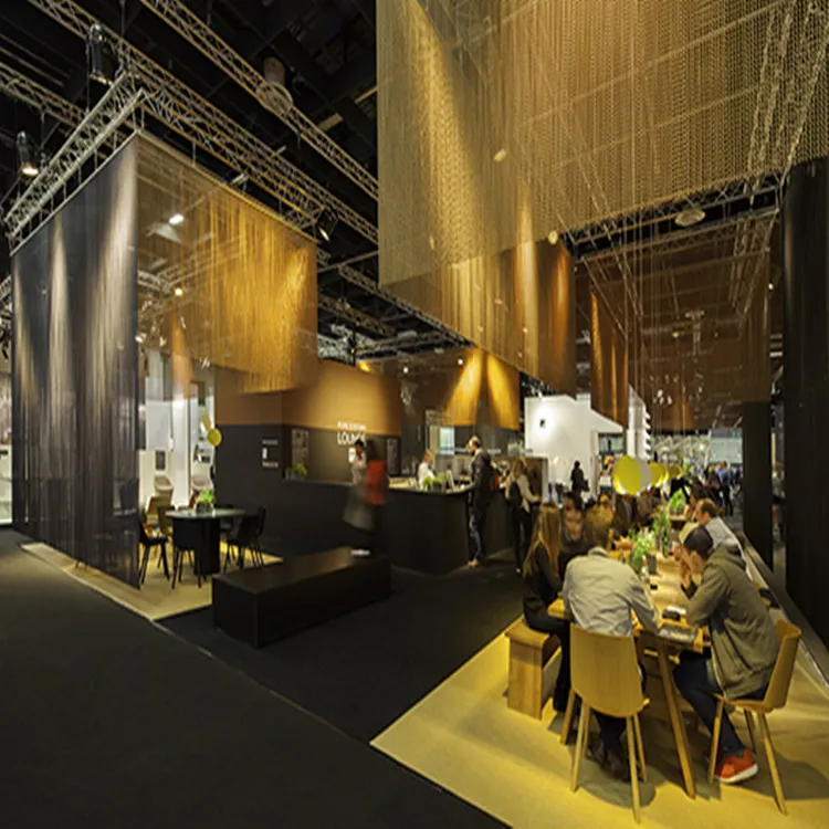 
Ceiling hanging metal curtain for home deco 