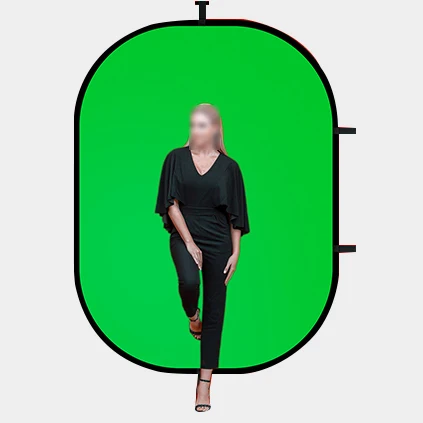 
Factory cheap price portable reversible studio green screen for photography 