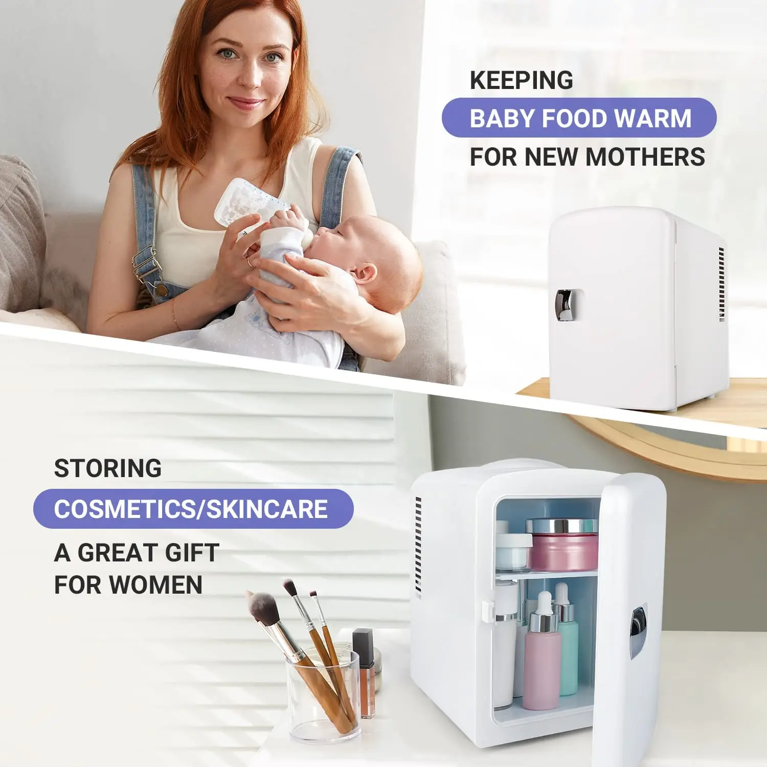 Mini Fridge Chilling and Warming portable fridge freezer refrigerator