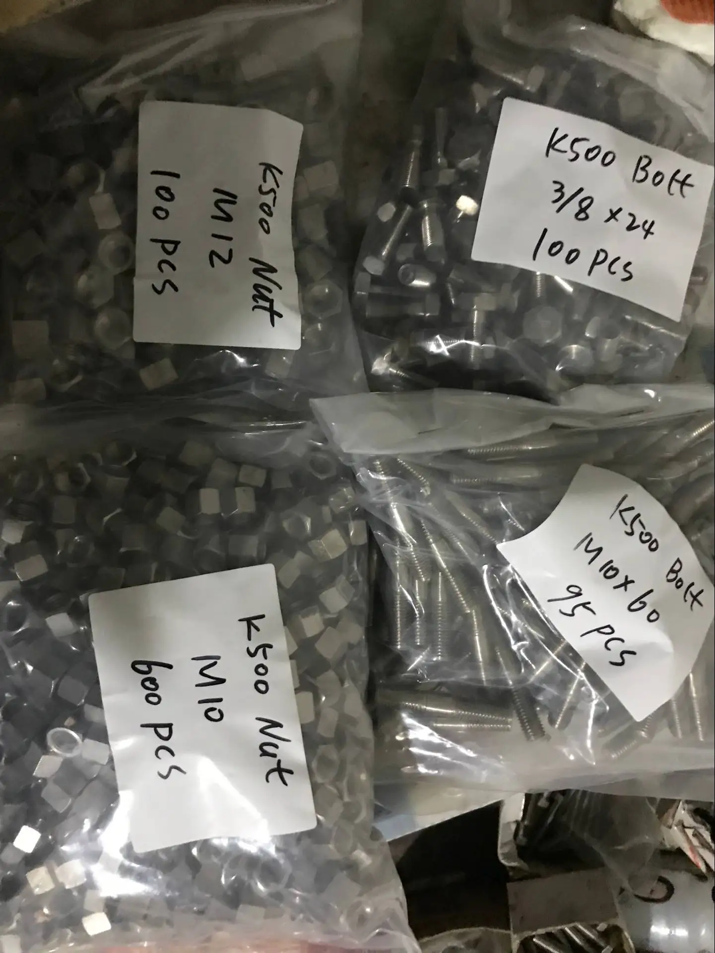 ASTM A453 GR.660B Alloy steel stud bolt with full threaded