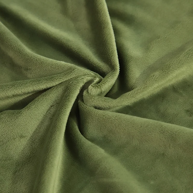 Super Soft Manufacturer Wholesale Crystal Super Soft Short Plush Clothing Lint Toy Fabric 200g 100% polyester wistiti fabric