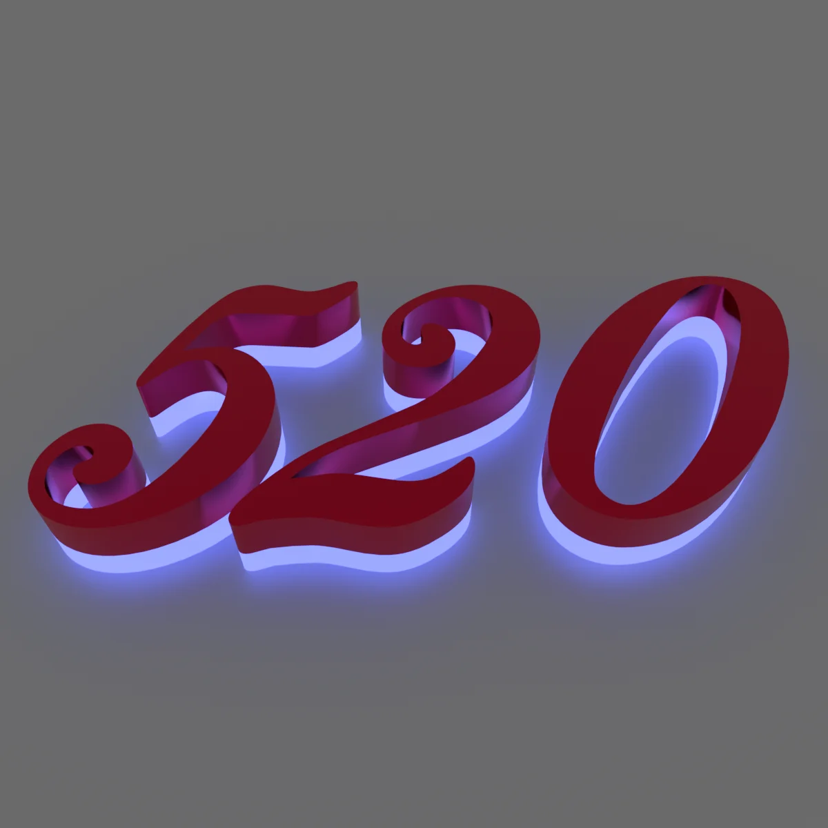 House Address Sign Custom House Number Plaque Personalized Backlit Sign LED Light Up Letters Modern Door Sign