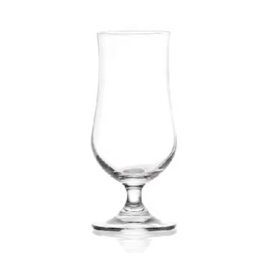 340ml clear crystal-glass lead-free thick stem juice glass short stem wine glass