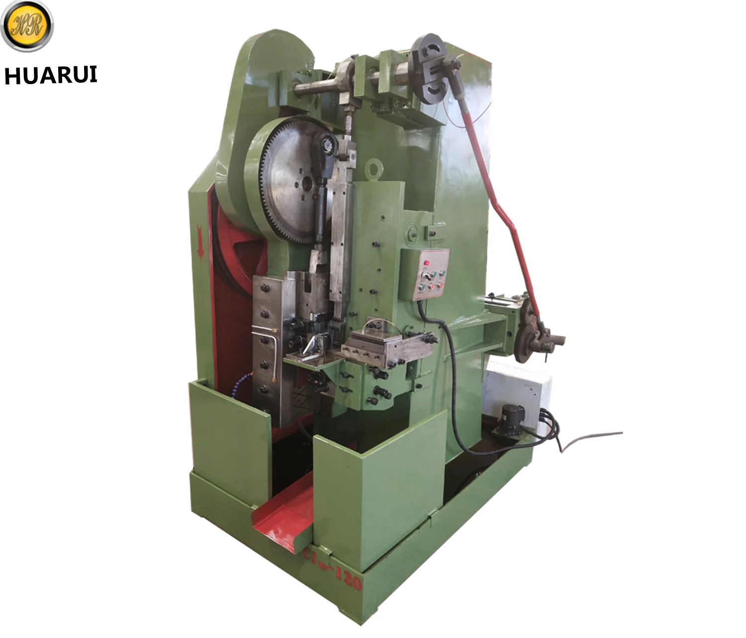 Automatic Stud Threading Machine Vertical Screw Bolt Thread Rolling Machine