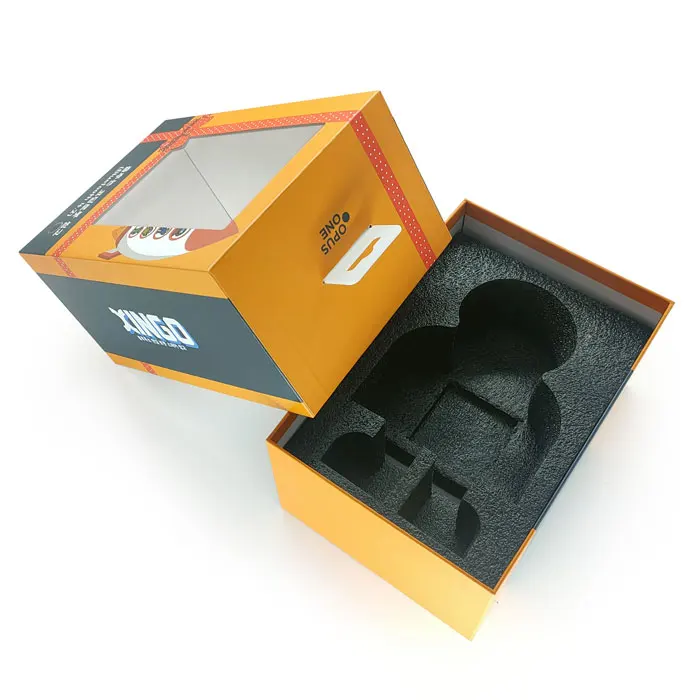 Custom Logo Smart Robot Color Printing Gift Box With Inner Tray Product Toy Packaging Box