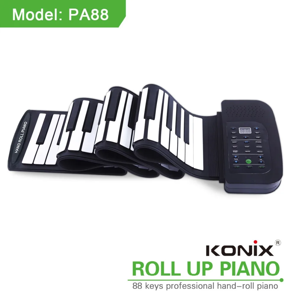 multi-function MIDI wholesale music keyboard digital roll up  piano 88 keys toy children  nice sound piano high professional