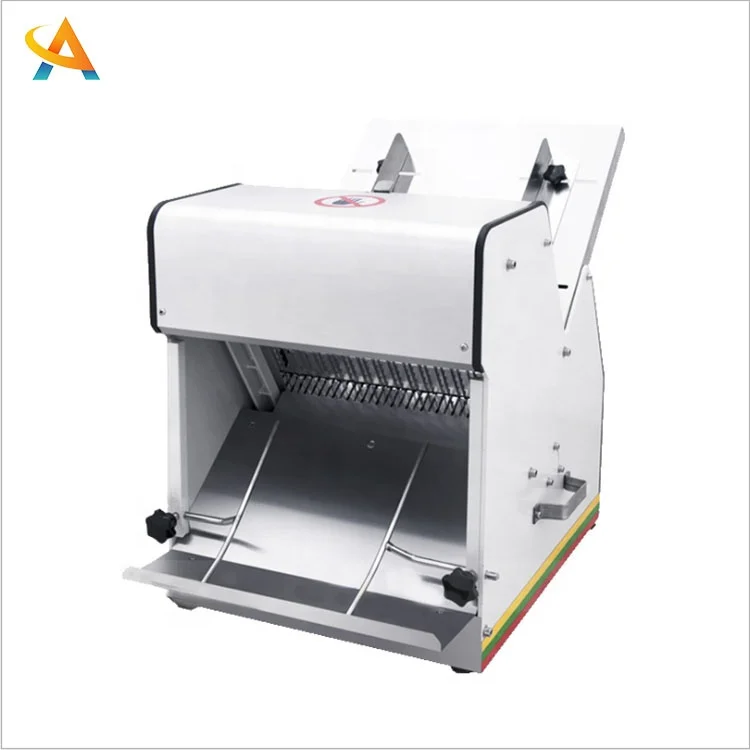 Коммерческий механический хлебопекарный цех резак для резки тостов, автоматическая регулируемая электрическая машина для резки хлеба