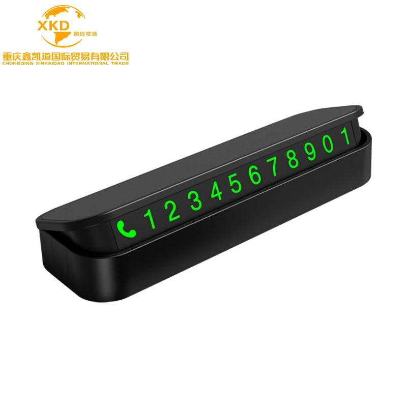 Car Temporary Parking Card Dashboard Phone Number Holder Car Temporary Stop Sign vehicle mounted temporary parking signs