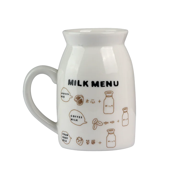Cute Cow 3D Ceramic Mugs Creative Milk Coffee Tea Cup Unique Porcelain Customized Logo Acceptable White Box + OPP Bag Cartoon